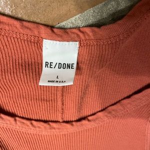 ReDone ribbed tank size Large